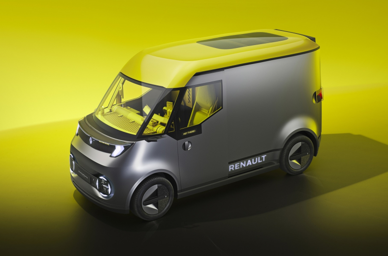 Renault показала электрический фургончик Estafette