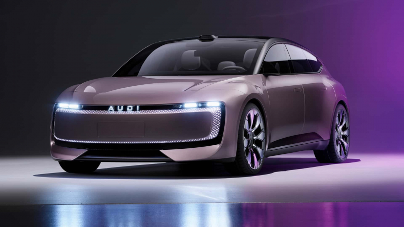 Теперь без колец: Audi и SAIC показали инновационный электрический концепт-кар