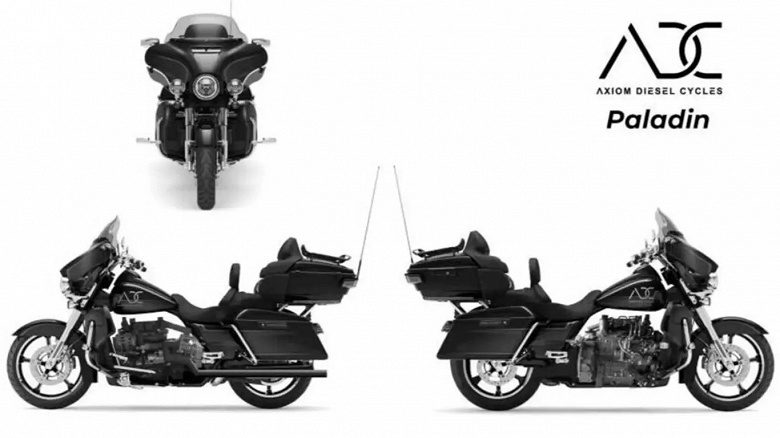 Инновации, как они есть: в США представили дизельные мотоциклы Axiom Diesel Cycles