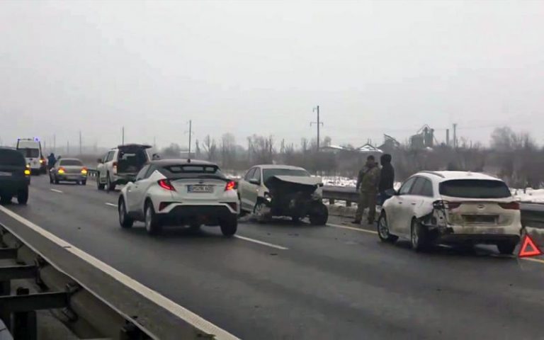 Массовое ДТП с 20 машинами на трассе М-4 «Дон». Подробности и видео