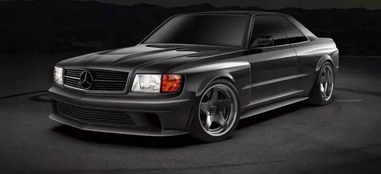 Тюнеры создали Mercedes SEC и оснастили его мотором от суперкара